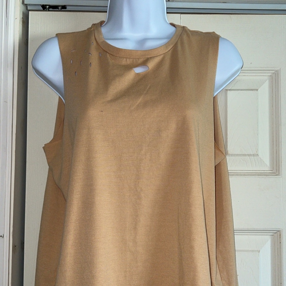 EMERY ROSE WOMANS BROWN TANK TOP